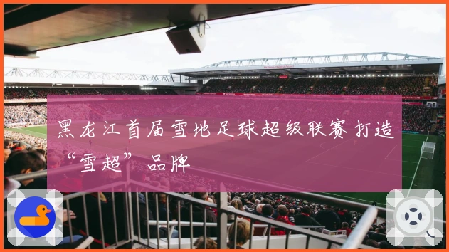 黑龙江首届雪地足球超级联赛打造“雪超”品牌
