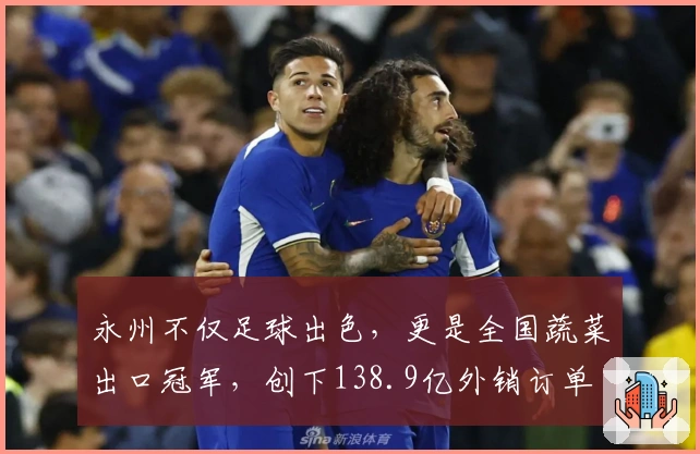 永州不仅足球出色，更是全国蔬菜出口冠军，创下138.9亿外销订单